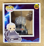 Funko Pop! Rides Doc Brown With Deloreon Time Machine #133 Back To The Future