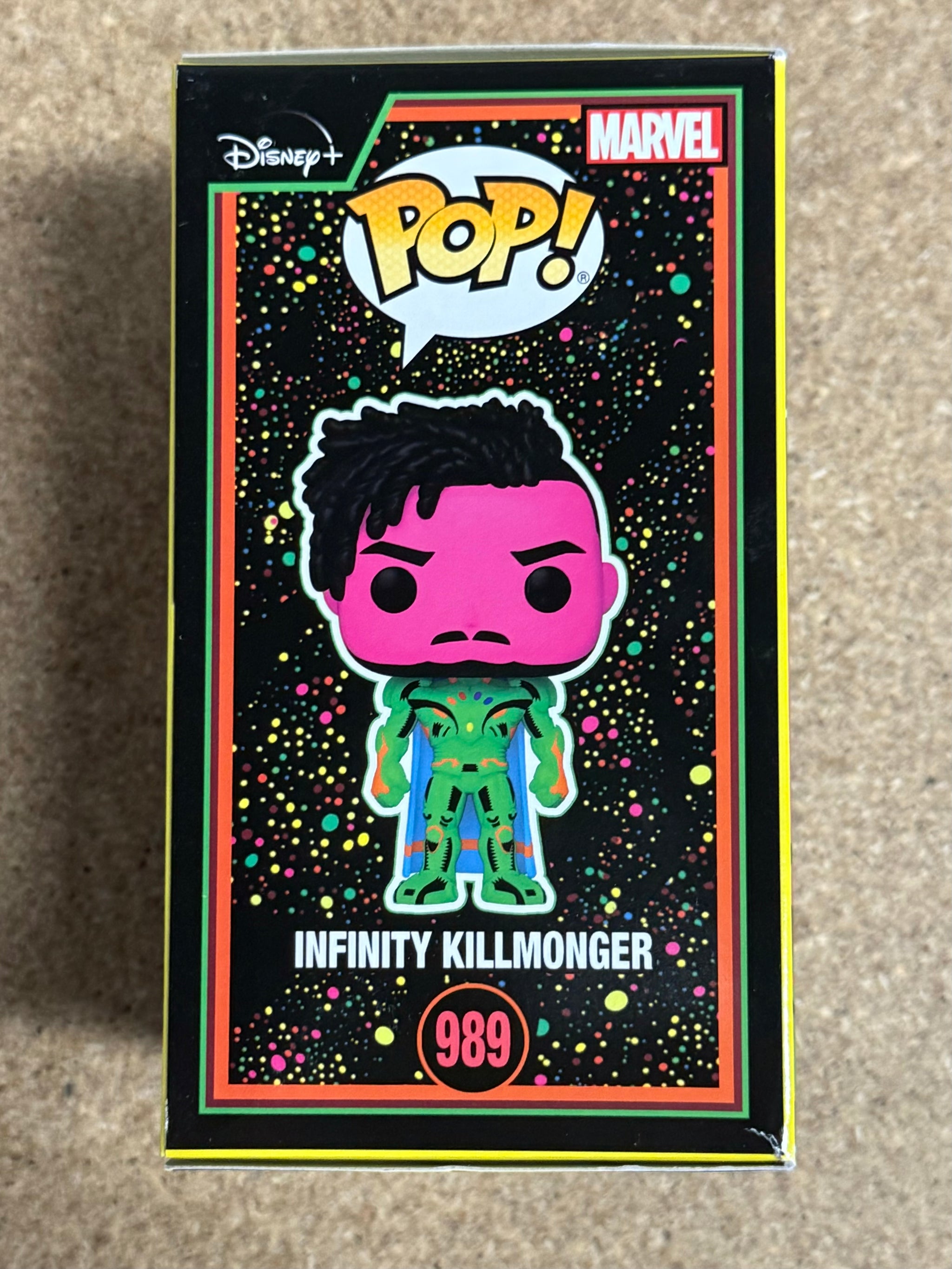 Funko Pop! Marvel Black Light Infinity Killmonger #989 What If 
