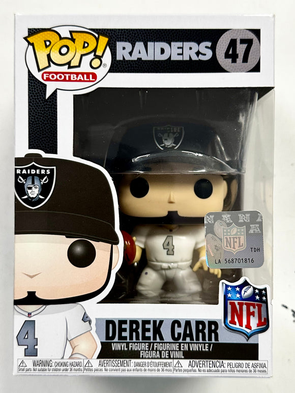 Funko Pop! Football Derek Carr #47 NFL Oakland Vegas Raiders 2018 Vaulted QB