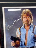 Chuck Norris Signed & Custom Framed Invasion U.S.A. 12x18 Photo With JSA COA