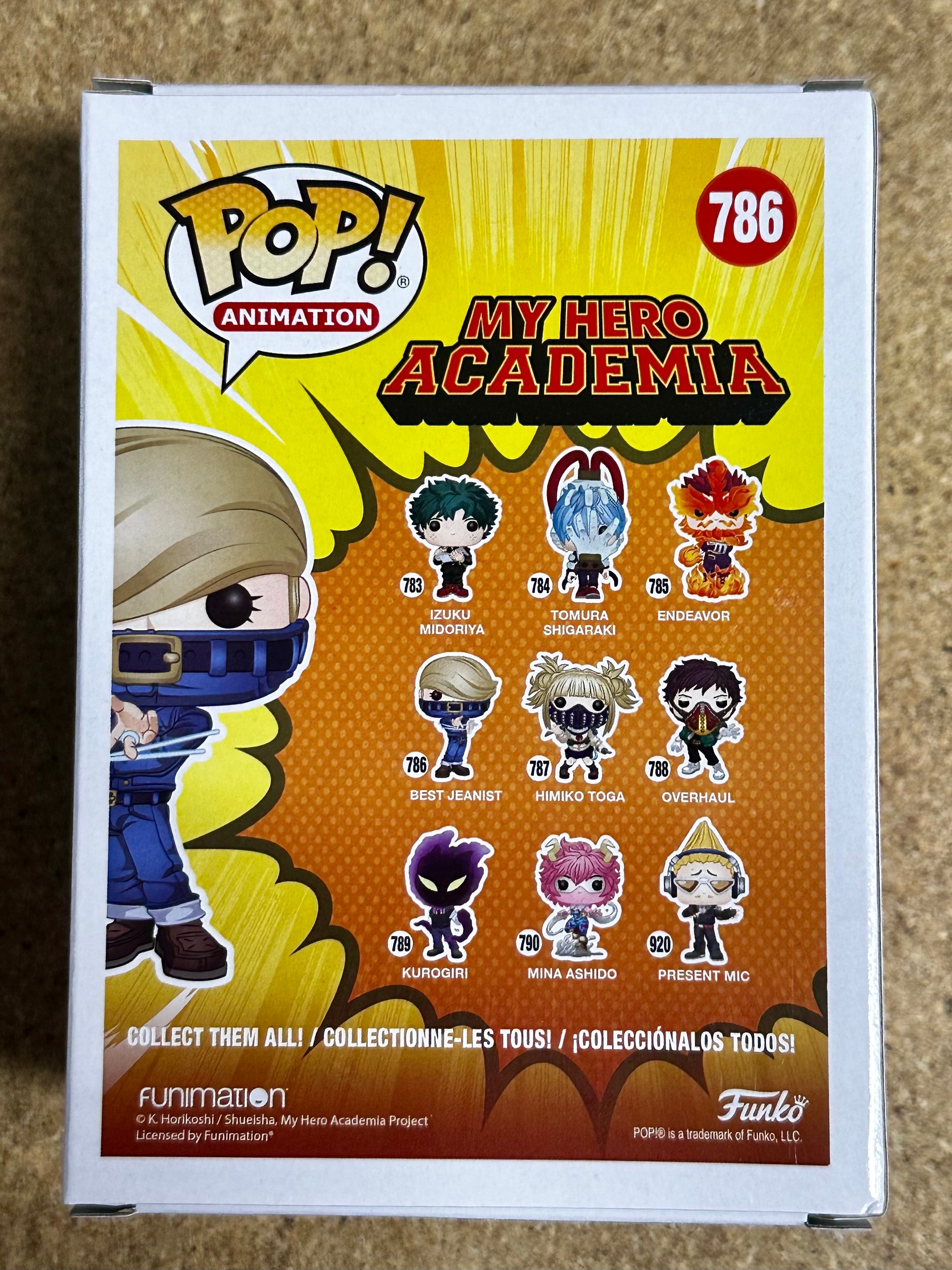 Funko Pop! Animation Best Jeanist #786 My Hero Academia 2020