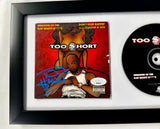 Framed Rapper Too Short ($hort) Signed Invasion Of Flat Booty Bitches CD Sleeve With JSA COA