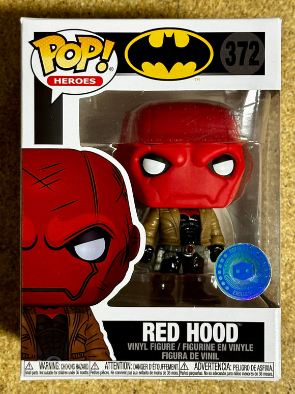 Funko Pop! DC Heroes Red Hood #372 Jason Todd 2020 PIAB Exclusive