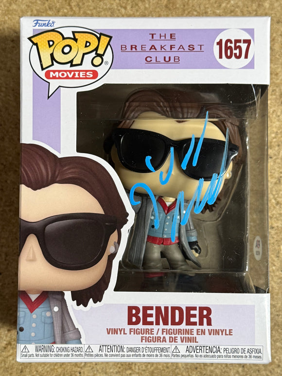 Judd Nelson Signed John Bender Breakfast Club Funko Pop! #1657 With PSA COA