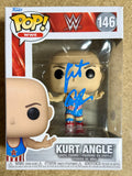 WWE Olympic Gold Medalist Kurt Angle Signed Funko Pop! #146 With JSA COA