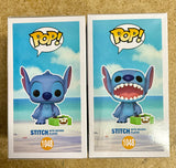 Funko Pop! Disney Stitch With Record Player & Chase #1048 FS Exclusive Set of 2