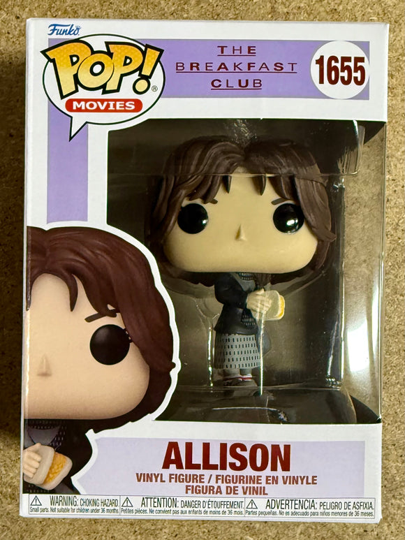 Funko Pop! Movies Allison Reynolds #1655 The Breakfast Club 2024 Ally Sheedy