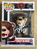 Devin Hester Signed Chicago Bears Staley Da Bear Mascot Funko Pop #358 With JSA COA