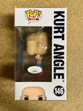 WWE Olympic Gold Medalist Kurt Angle Signed Funko Pop! #146 With JSA COA