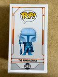 Funko Pop! Star Wars Glow Mandalorian #345 Disney + Series 2021 Exclusive