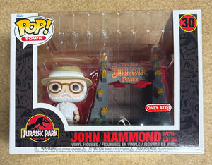 Funko Pop! Movies Town John Hammond With Gates #30 Jurassic Park 2022 Exclusive