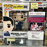 Steve Carell Signed Michael Scott The Office Funko Pop! #869 With JSA COA