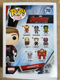 Jeremy Renner Signed Marvel Avengers Hawkeye Funko Pop! #70 With JSA COA