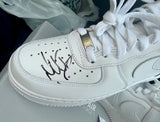 Rapper Nelly Signed Autographed Nike Air Force 1 Size 10 White Shoes W/ JSA COA