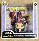Alice Cooper Signed Welcome To My Nightmare  Funko Pop! Albums #34 With PSA COA