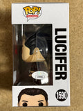 Tom Ellis Signed Lucifer NYCC Fall Con Funko Pop! #1590 Exclusive With JSA COA