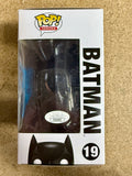 Christian Bale Signed DC Batman Dark Knight Trilogy Vaulted Funko Pop! #19 With JSA COA
