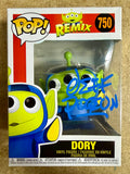 Jeff Pidgeon Signed Disney Toy Story Alien Remix Dory #750 Funko Pop! With JSA COA