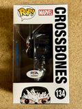Frank Grillo Signed Crossbones Funko Pop! Marvel Civil War #134 With PSA/DNA COA