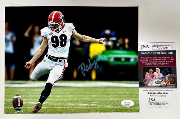 Rodrigo “Hot Rod” Blankenship Signed Georgia Bulldogs 8x10 Photo With JSA COA