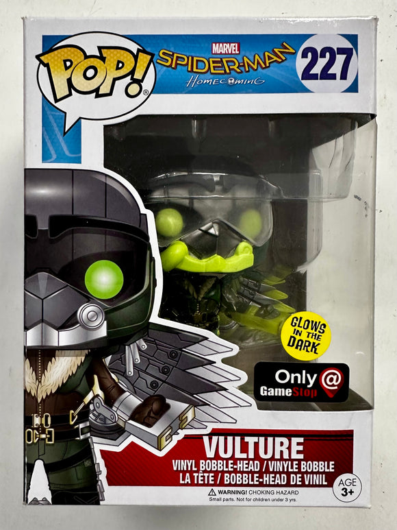 Funko Pop! Marvel Glow Vulture #227 Spider-Man Homecoming 2017 Vaulted Exclusive