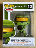 Funko Pop! Games Master Chief #13 Halo With MA40 Assault Rifle 2020 Vaulted