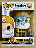 Pat Freiermuth Signed NFL Pittsburgh Steelers Santa Funko Pop! #287 With JSA COA