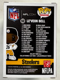 Le’Veon Bell Signed NFL Pittsburgh Steelers (White) 2018 Vaulted Funko Pop #52 JSA COA