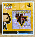 Alice Cooper Signed Welcome To My Nightmare  Funko Pop! Albums #34 With PSA COA