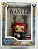Funko Pop! Animation Shanks Wanted Poster #1401 One Piece C2E2 2024 Exclusive