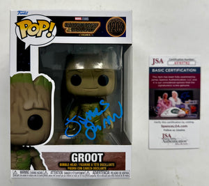 Director James Gunn Signed Funko Pop! Marvel #1203 Groot Guardians Of The Galaxy Vol. 3 GOTG 2023 With JSA COA