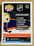 Connor McDavid Signed NHL Edmonton Oilers 2021 Funko Pop! #75 With PSA COA