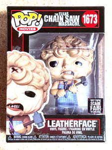 Funko Pop! Movies Leatherface #1673 Texas Chainsaw Massacre Scare Fair 3024 Exclusive