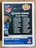 Calvin Johnson Megatron Signed 2014 NFL Detroit Lions Funko Pop! #17 With JSA COA