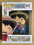 Colleen Clinkenbeard Signed Luffy With Meat Funko Pop! #1771 One Piece JSA COA