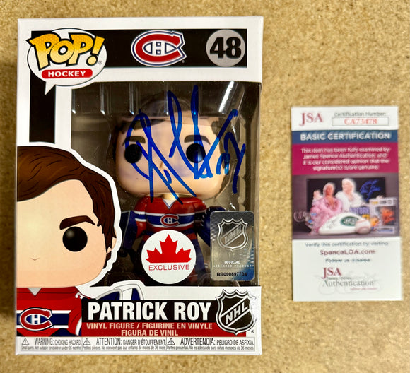 Patrick Roy Signed NHL Montreal Canadiens Funko Pop! Exclusive With JSA COA