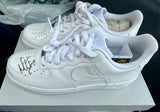Rapper Nelly Signed Autographed Nike Air Force 1 Size 10 White Shoes W/ JSA COA