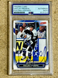 Vaclav Prospal Signed 2007 Victory NHL Tampa Bay Lighting Card PSA/DNA Slab