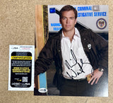 Michael Weatherly Signed NCIS Agent Anthony “Tony” DiNozzo 8x10 Photo With JSA COA
