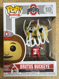 Kirk Herbstreit Signed NCAA Brutus Buckeye #10 Ohio State Funko Pop JSA COA