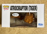 Jeff Goldblum Signed Jurassic World: Dominion Atrociraptor (Tiger) Specialty Series Funko Pop! #1218 JSA COA