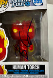 Brian Austin Green Signed Fantastic Four Human Torch #559 Funko Pop! With PSA COA