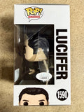 Tom Ellis Signed Lucifer NYCC Fall Con Funko Pop! #1590 Exclusive With JSA COA