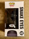 Ray Park Signed GI Joe Snake Eyes Vaulted Funko Pop! BAIT Exclusive #42 PSA/DNA COA