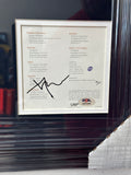 Andrea Bocelli Signed & Custom Framed Verdi CD Booklet & 8x10 Photo With PSA/DNA COA