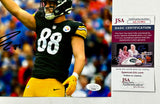 Pat Freiermuth Signed Autographed NFL Pittsburgh Steelers TE 8x10 Photo With JSA COA