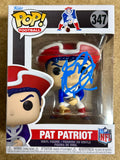 Devin McCourty Signed Pat Patriot NFL Patriots Mascot Funko Pop 347 With JSA COA
