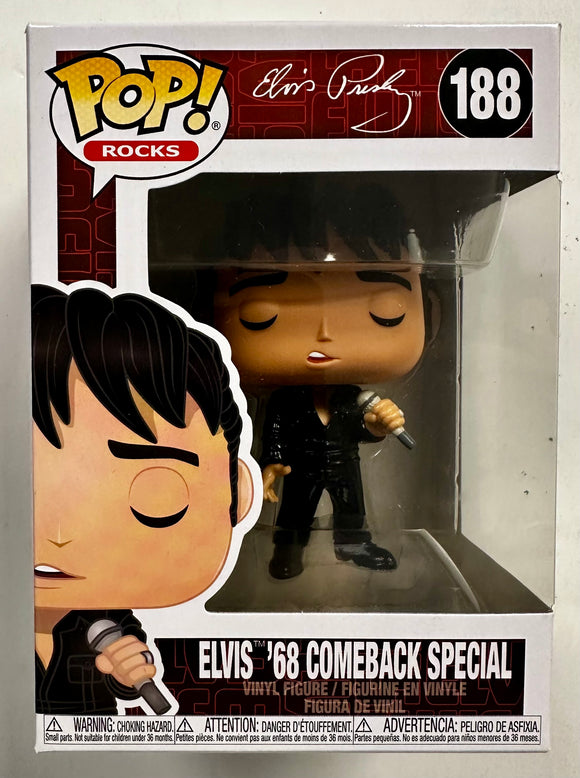 Funko Pop! Rocks Elvis Presley #188 68’ Comeback Special 2023