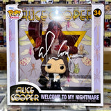 Alice Cooper Signed Welcome To My Nightmare  Funko Pop! Albums #34 With PSA COA