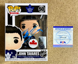 John Tavares Signed NHL Toronto Maple Leafs Funko Pop! #50 Canada Exclusive With JSA COA